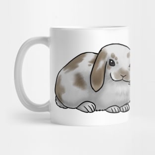 Small Mammal - Rabbit - Holland Lop Brown and White Mug